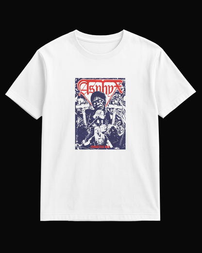 Asphyx Last One On Earth (Reissue) White T-Shirt