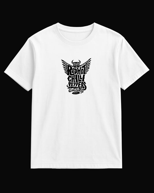 Red Hot Chili Peppers Give it Beyaz Tişört
