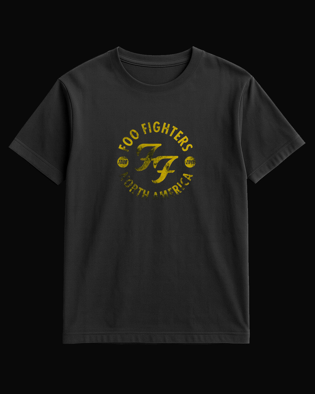 Foo Fighters F.F. Grup Logo Siyah Tişört