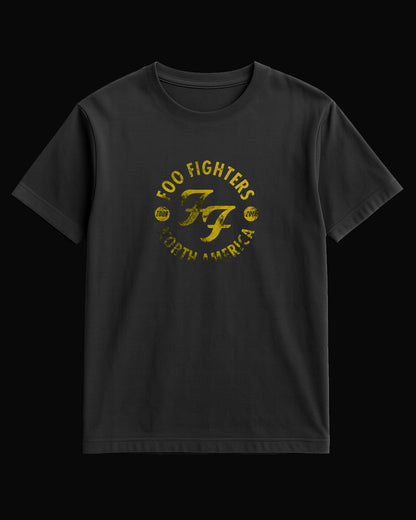 Foo Fighters F.F. Grup Logo Siyah Tişört