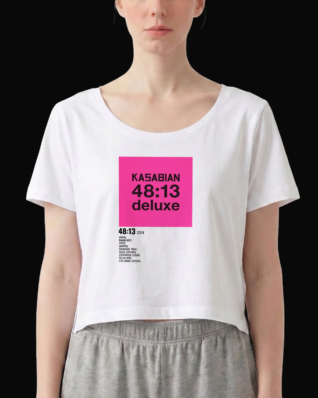 Kasabian 48:13 deluxe Siyah Kadın Tişört