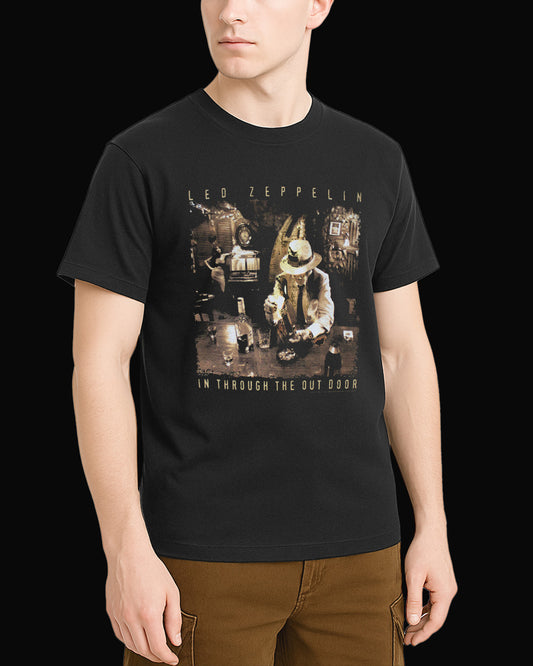 Led Zeppelin IN THROUGH THE OUTDOOR Siyah Tişört