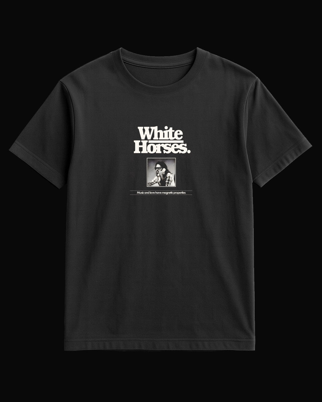 Wolf Alice White Horses Siyah Tişört