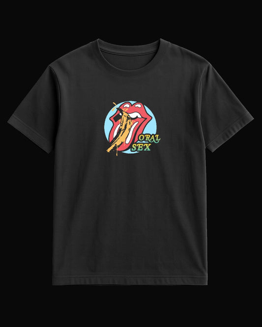 The Rolling Stones Oral Pleasure Siyah Tişört