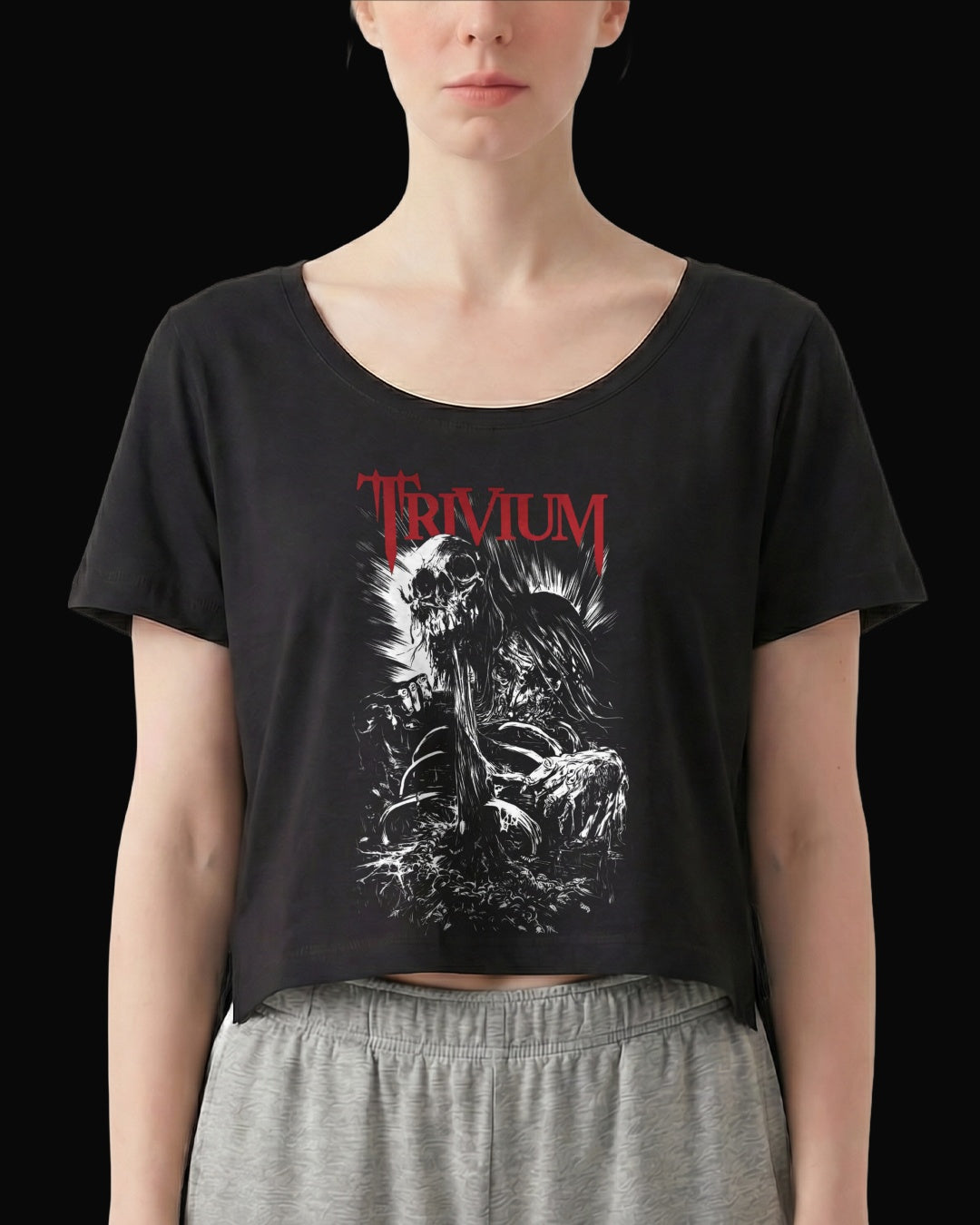 Trivium Ember to Inferno Kadın Siyah Tişört