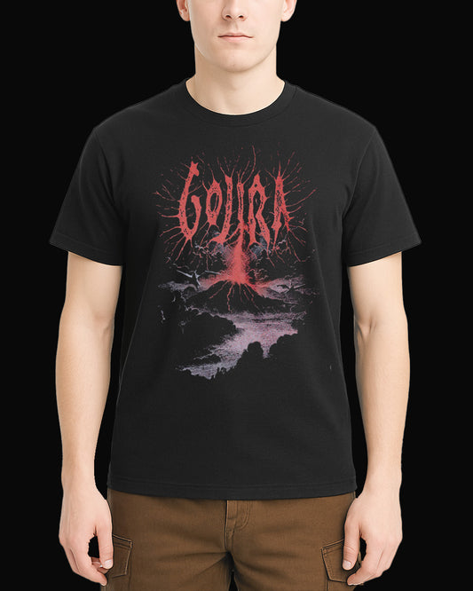 Gojira Magma Flow Siyah Tişört