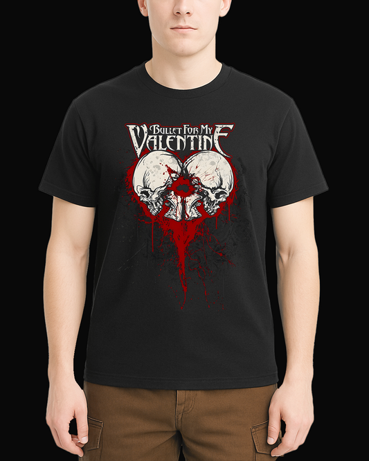 Bullet For My Valentine Love Siyah Tişört