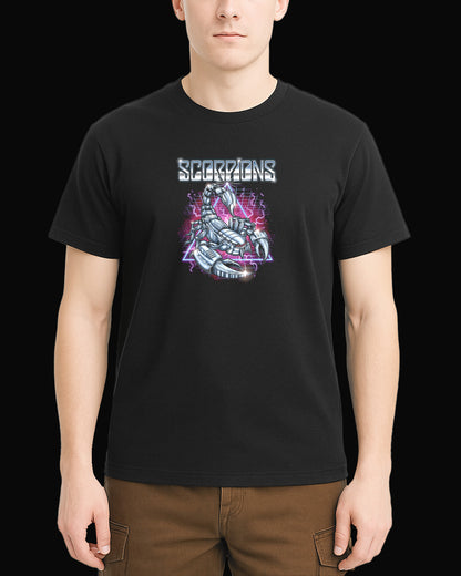 Scorpions Neo-Scorp Siyah Tişört