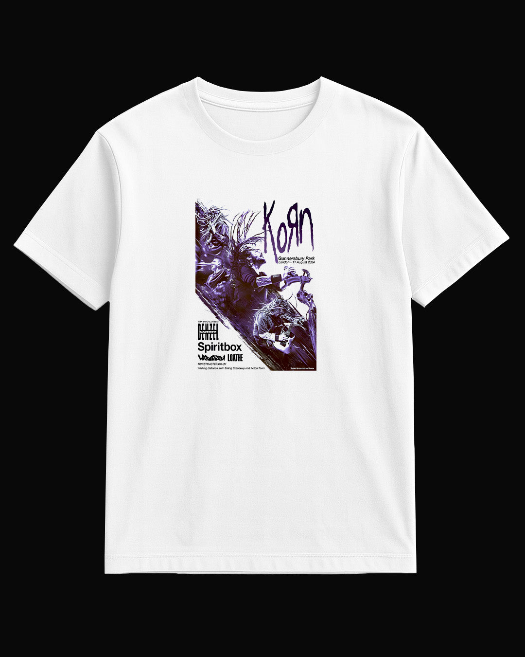 Korn Spiritbox Beyaz Tişört