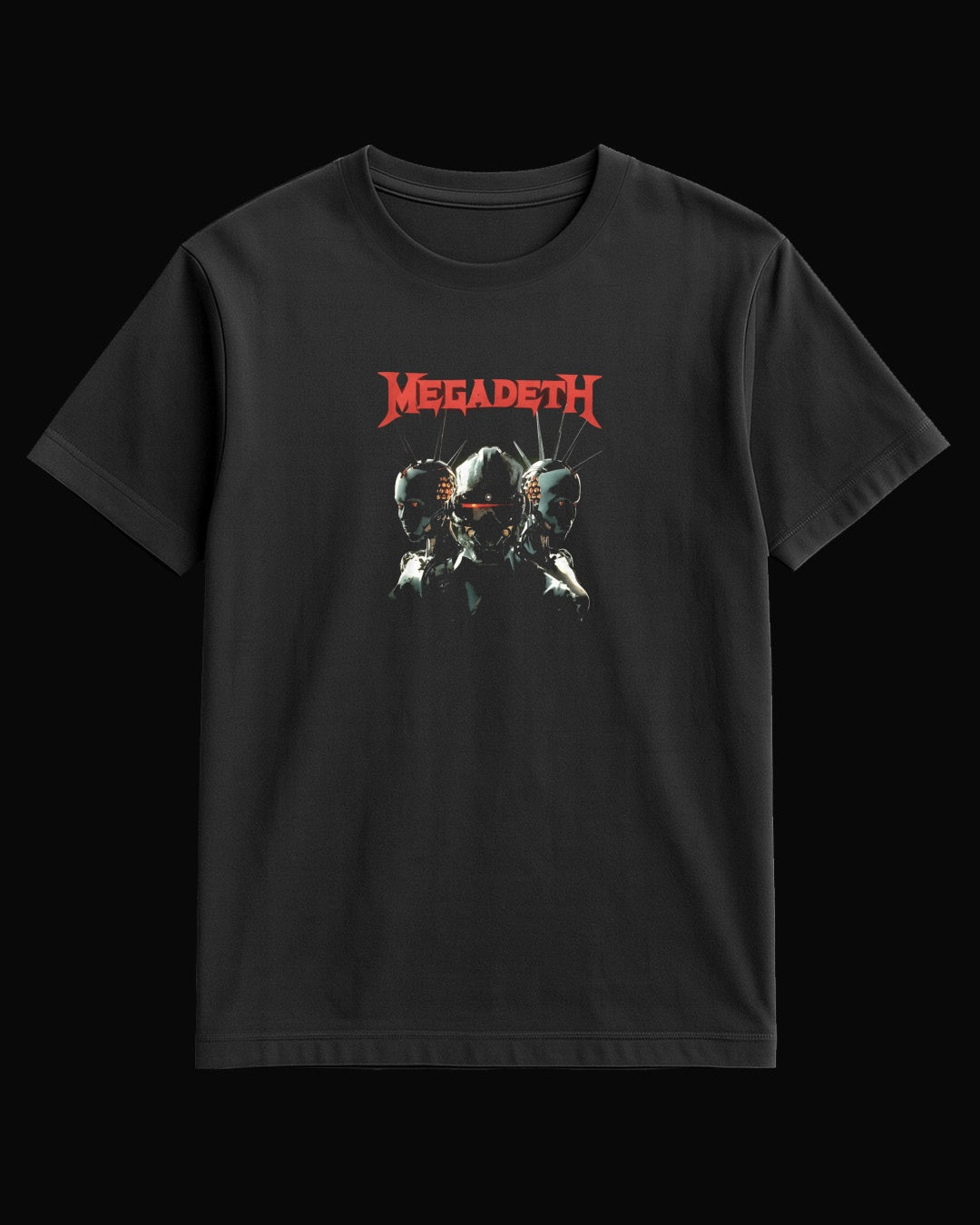 Megadeth Trio-Deth Siyah Tişört
