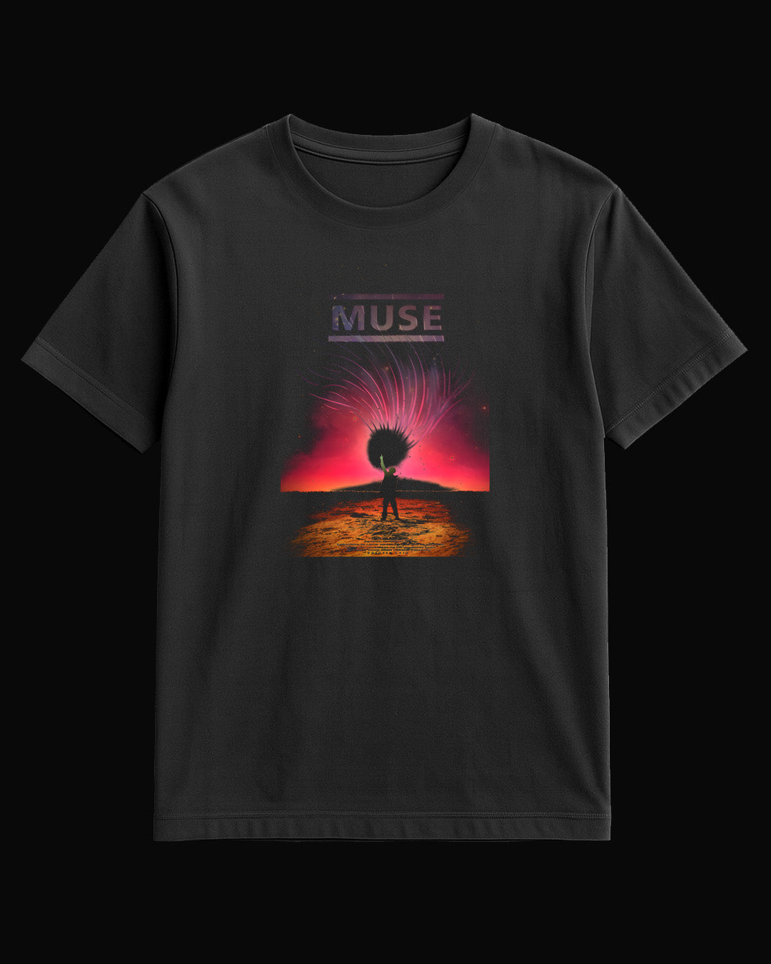 Muse Purple Sky Siyah Tişört