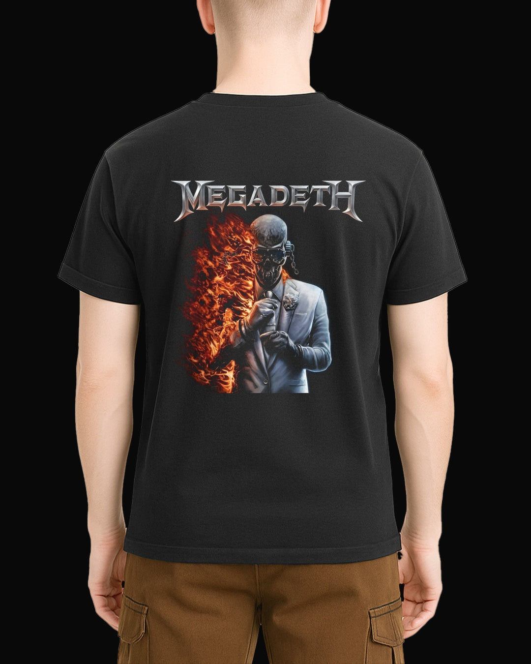 Megadeth 2026 ALBUM Sırt Baskılı Siyah Tişört
