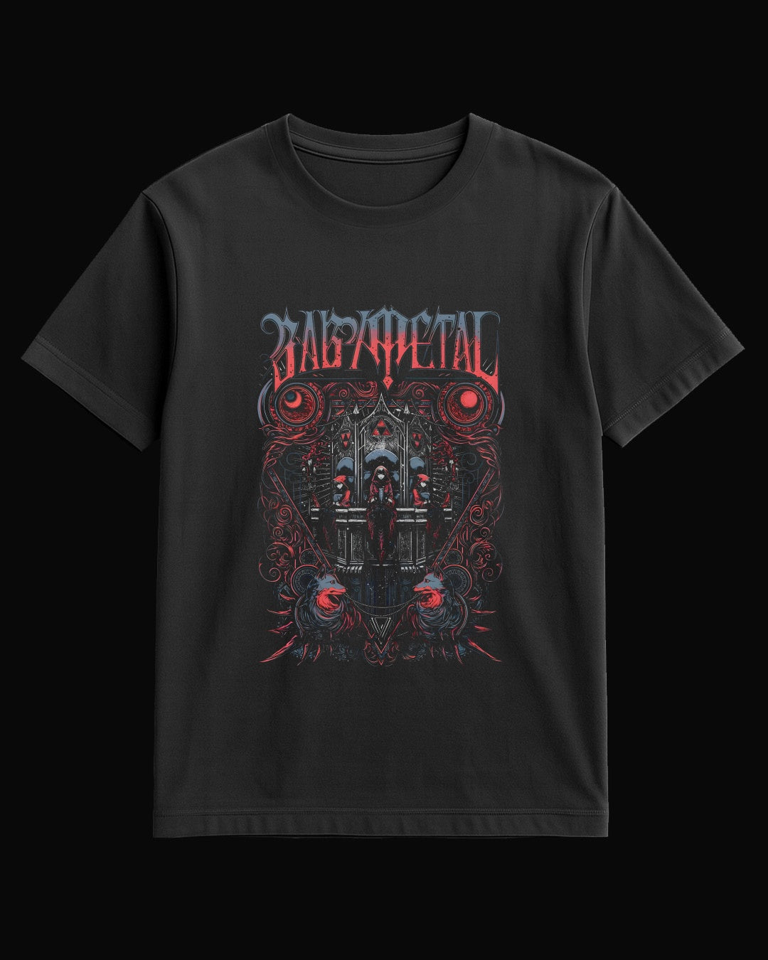 Babymetal Mecha Foxes Siyah Tişört