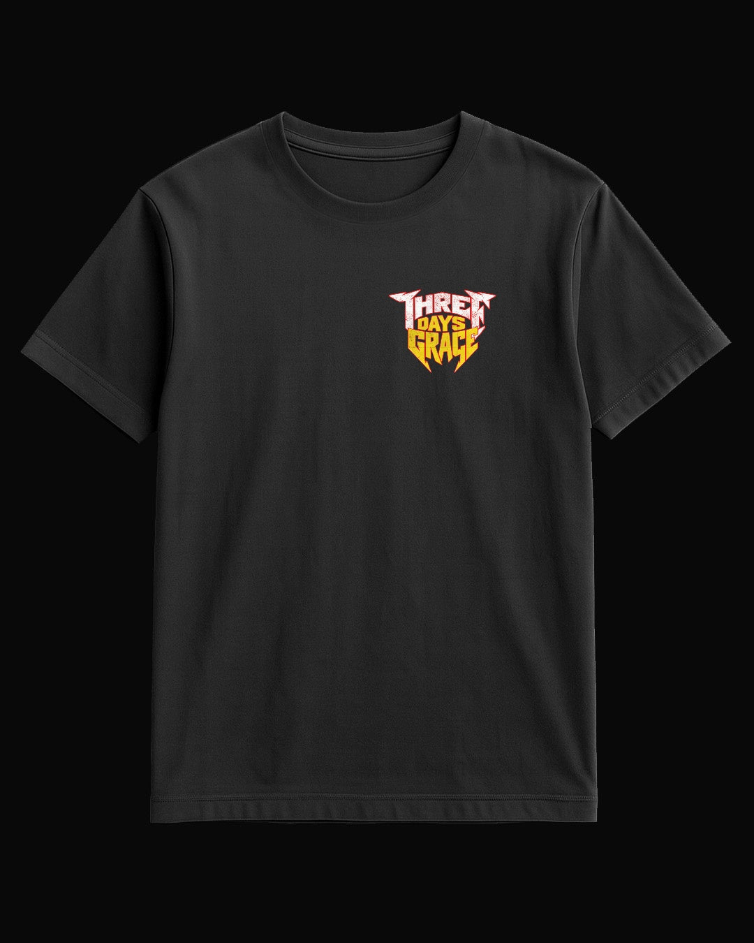 Three Days Grace Grup Logo Siyah Tişört