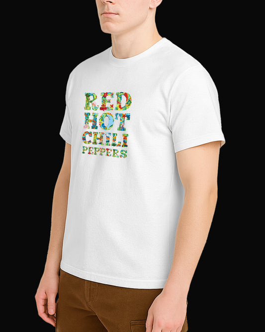 Red Hot Chili Peppers Flower Beyaz Tişört