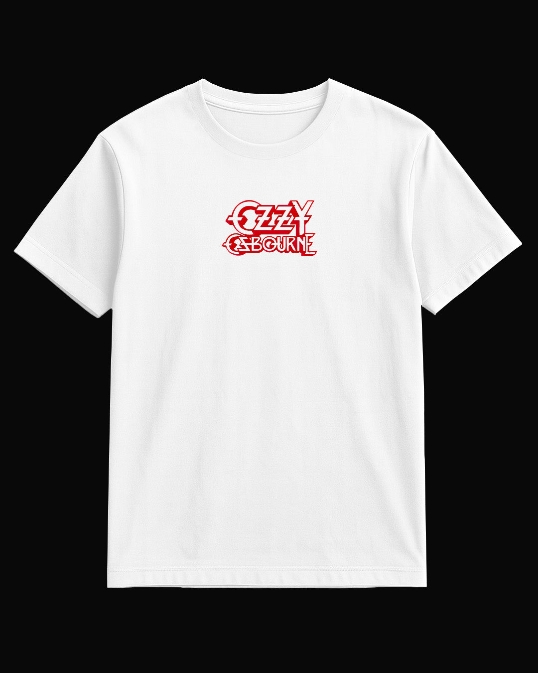 Ozzy Osbourne Red Logo White T-Shirt
