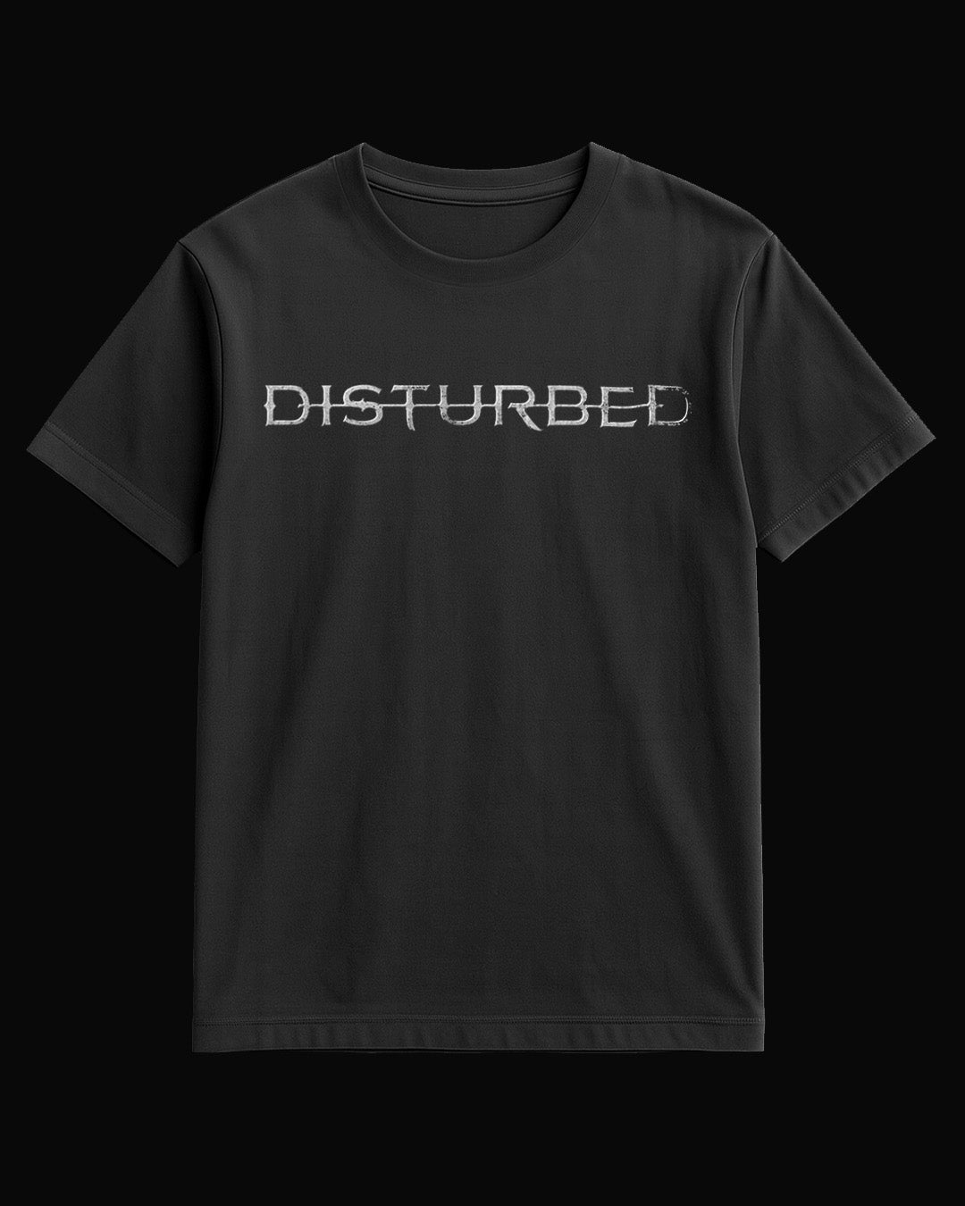 Disturbed Grup Logo Siyah Tişört V4