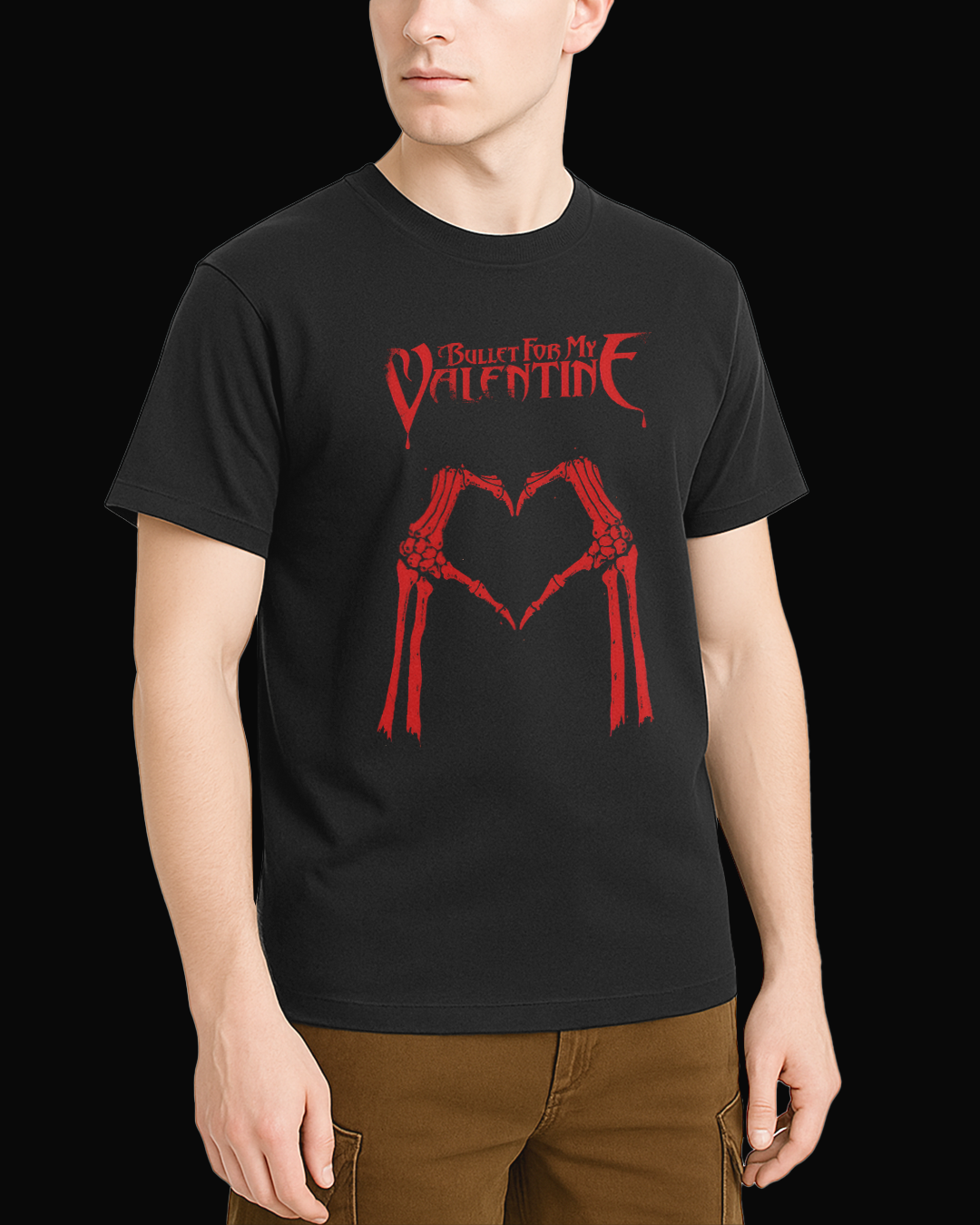 Bullet For My Valentine Heart Siyah Tişört