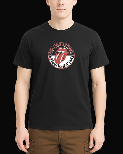 The Rolling Stones Established 1962 Siyah Tişört