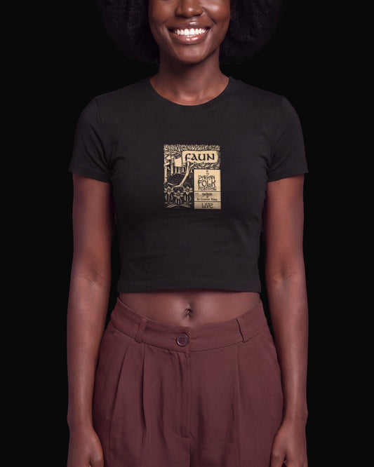 Faun The Pagan Folk Live Siyah Baby Tee Tişört