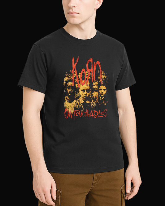 Korn Untouchables Siyah Tişört