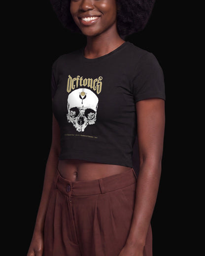 Deftones Triangles and Prayers Siyah Baby Tee Tişört