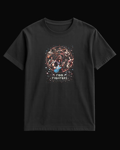 Foo Fighters Astral Group Siyah Tişört