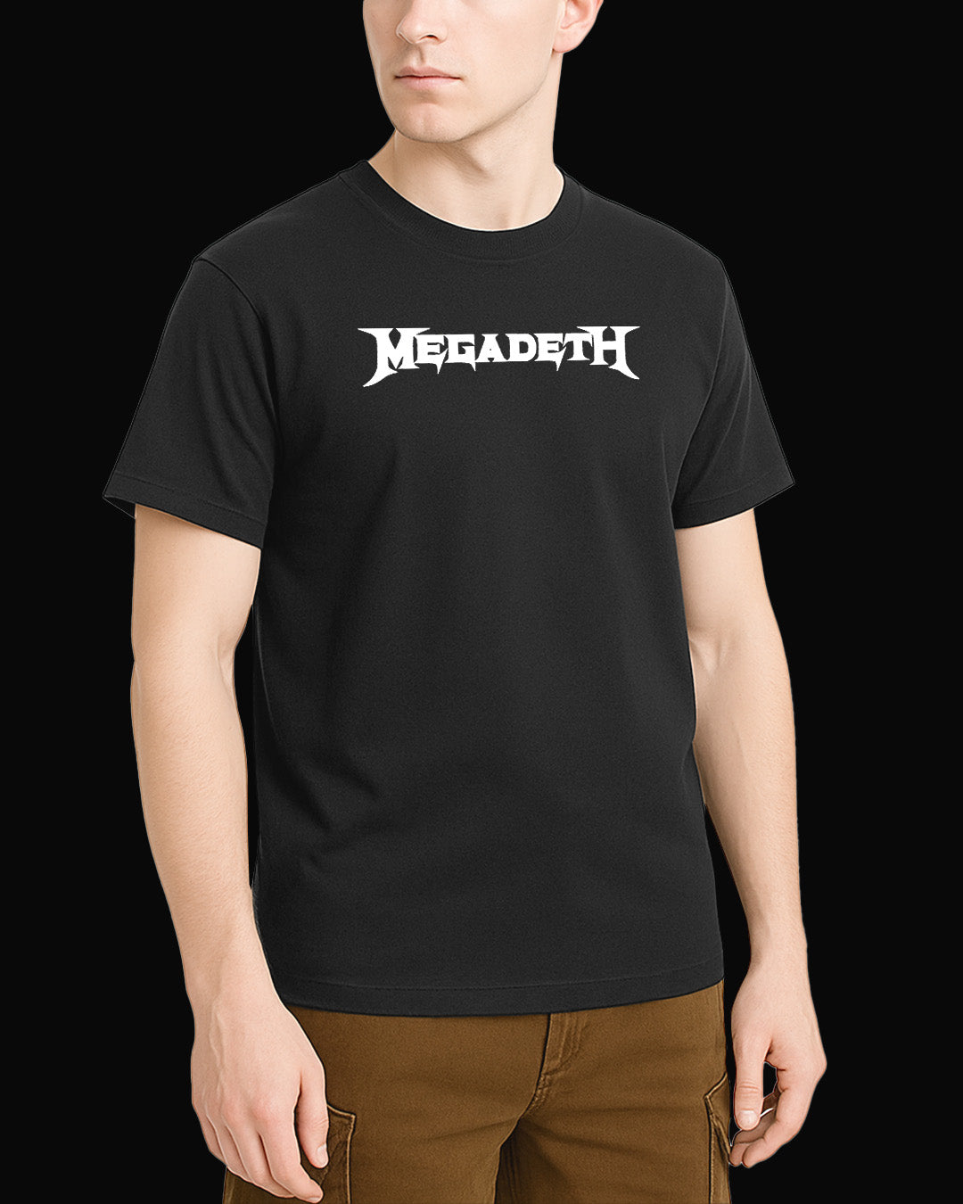 Megadeth Grup Logo-3 Siyah Tişört