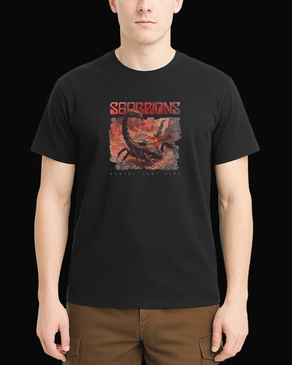 Scorpions Coming Home Live Siyah Tişört