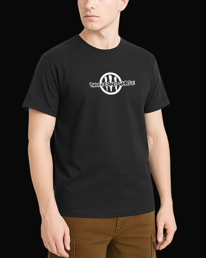Three Days Grace Grup Logo Siyah Tişört V2