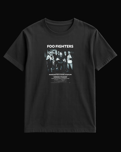 Foo Fighters Grup Logo Siyah Tişört