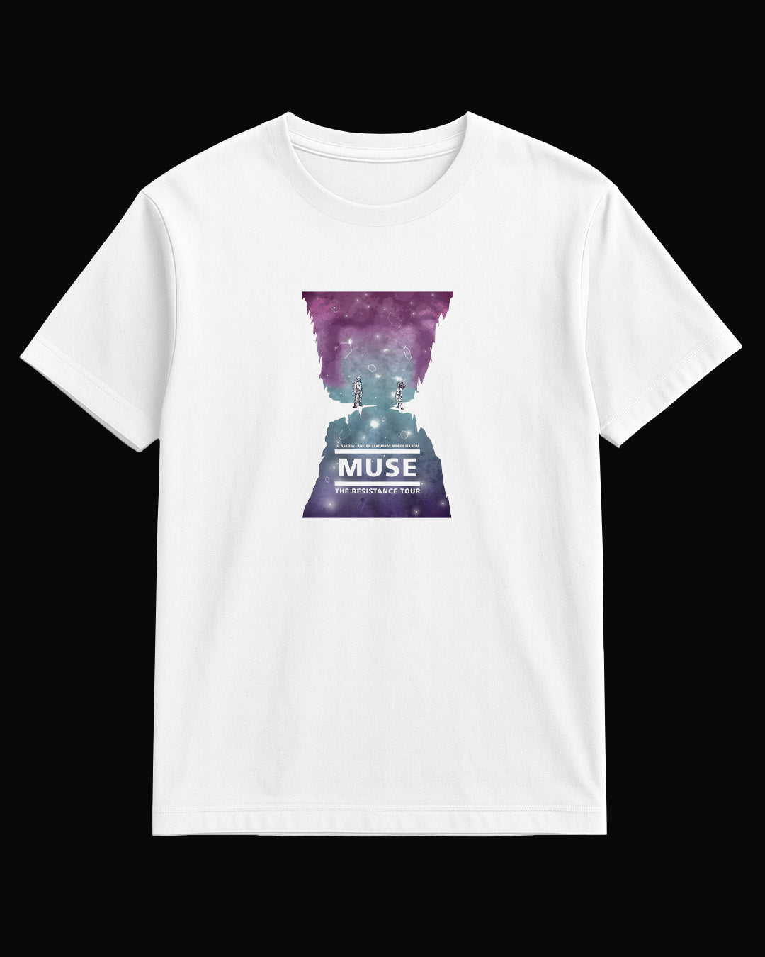 Muse The Resistance Tour Beyaz Tişört