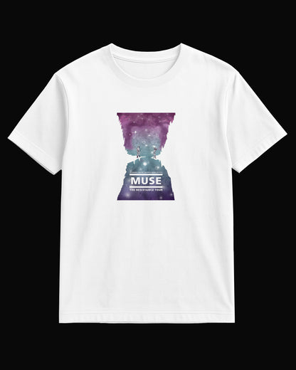 Muse The Resistance Tour Beyaz Tişört