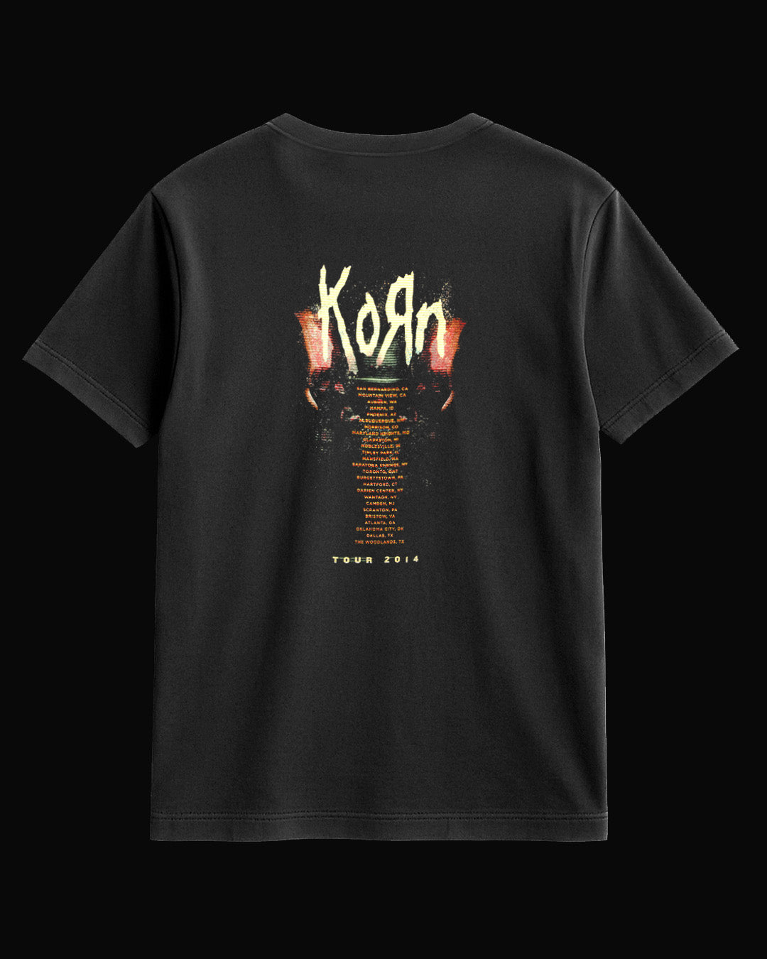 Korn The Paradigm Shift Sırt Baskılı Siyah Tişört