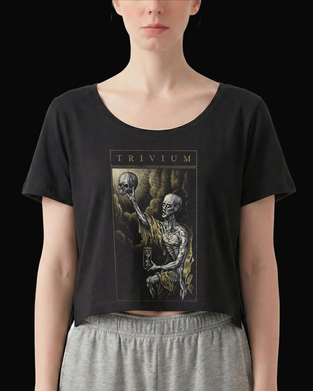 Trivium The Crusade Kadın Siyah Tişört V2