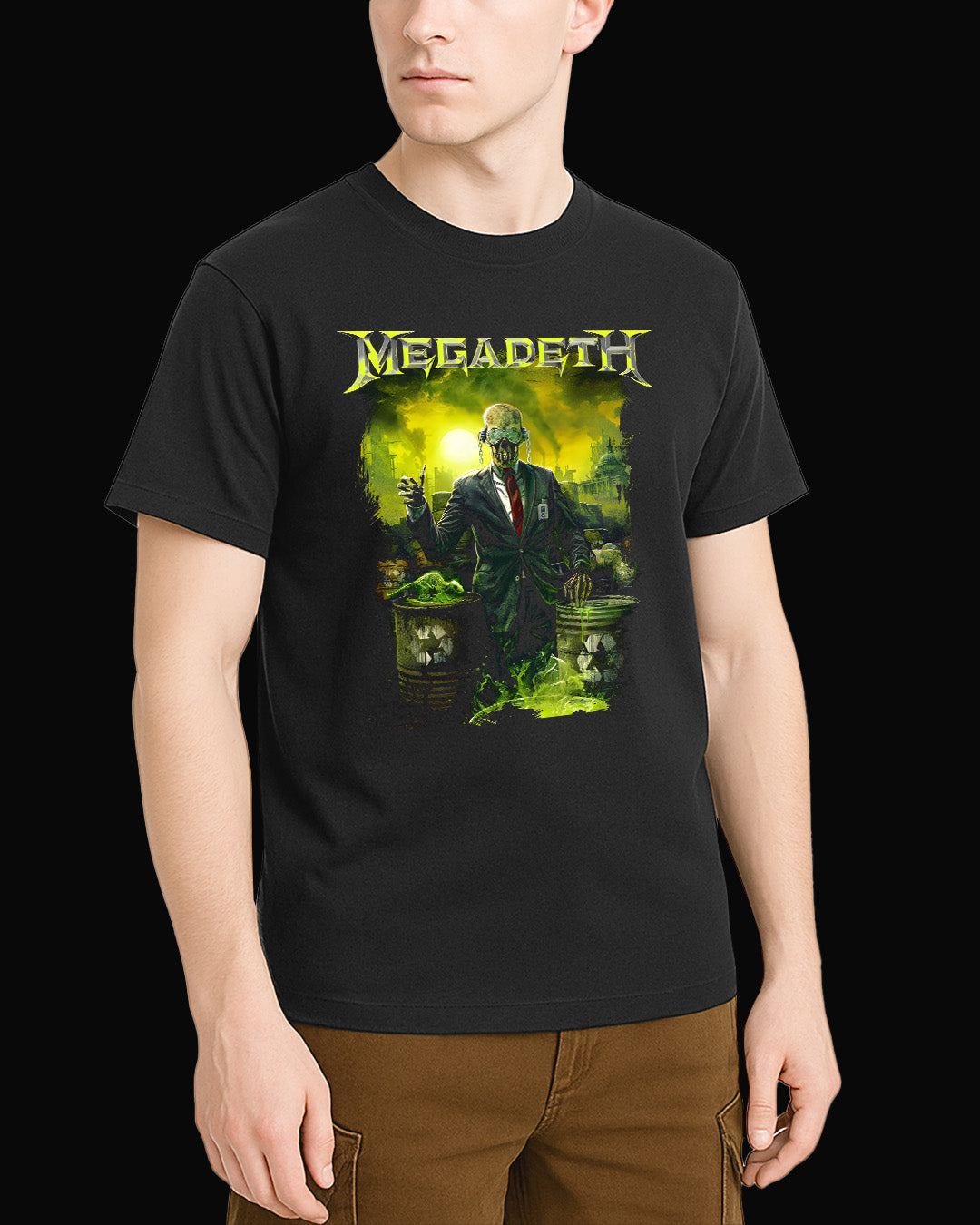 Megadeth Waste Profit Siyah Tişört