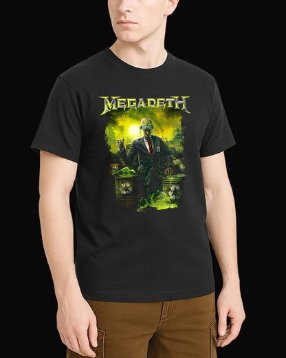 Megadeth Waste Profit Siyah Tişört