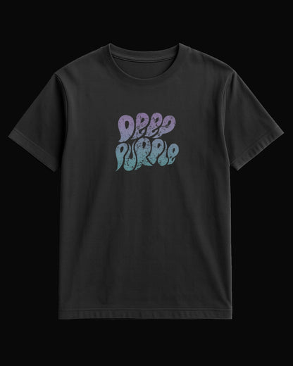 Deep Purple Grup Logo Siyah Tişört