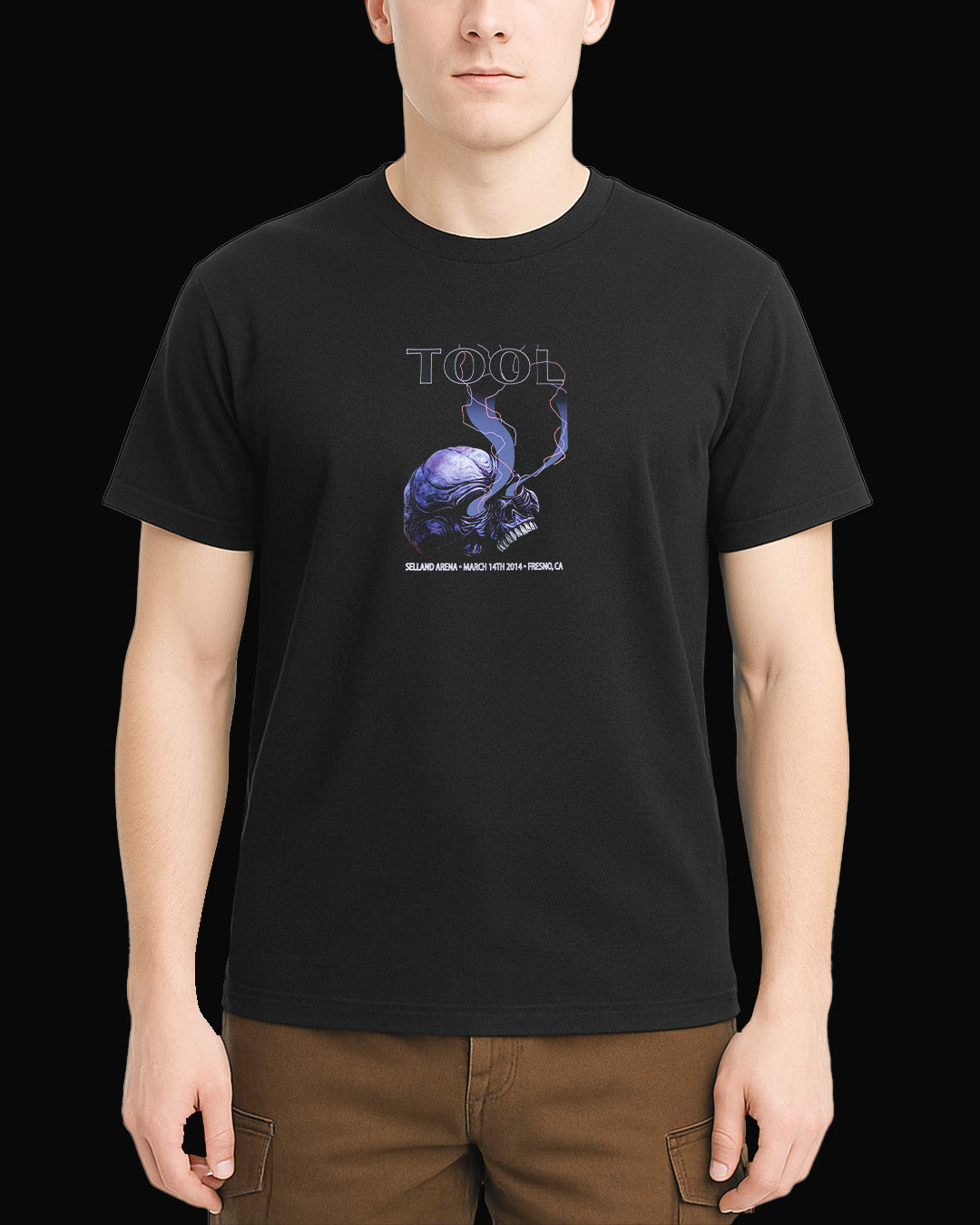 Tool Skull Siyah Tişört