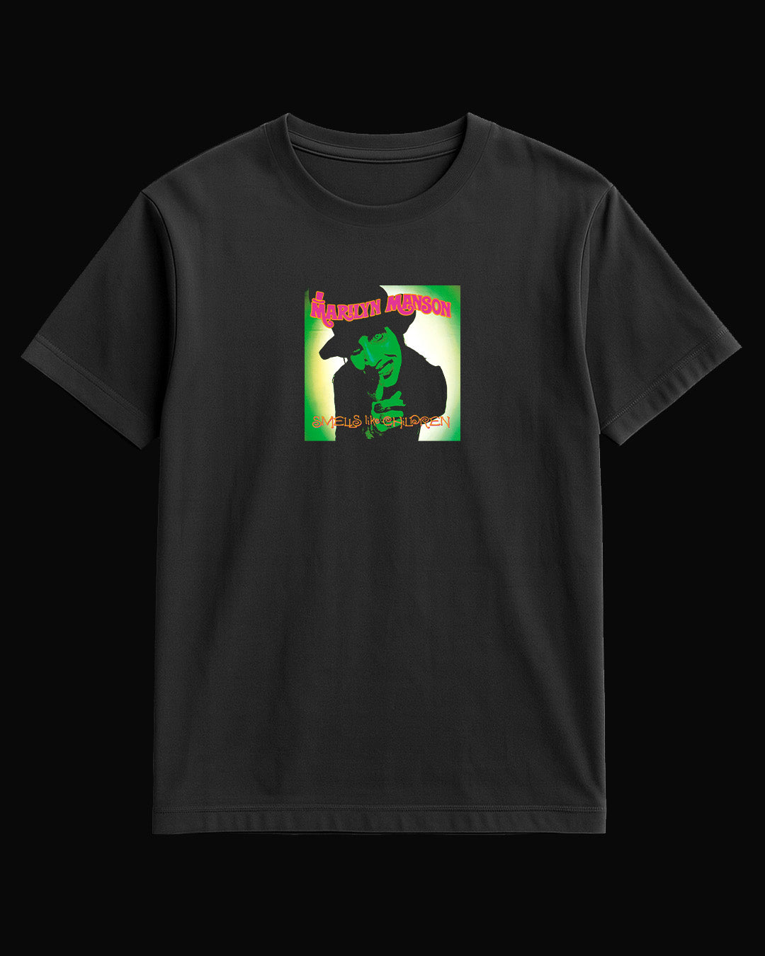 Marilyn Manson Smells Like Children Siyah Tişört