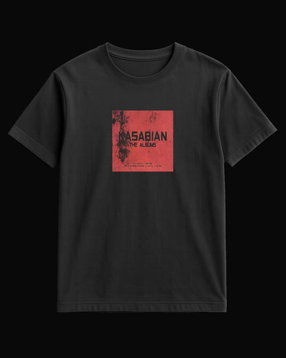 Kasabian THE ALBUMS Logo Siyah Tişört V2