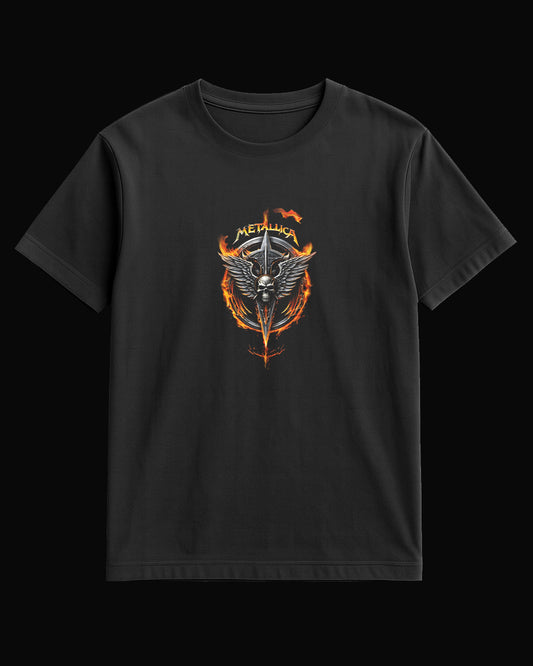 Metallica Wings of Death Black T-Shirt