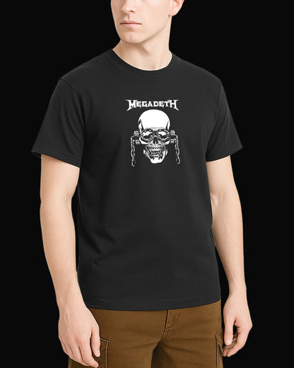 Megadeth Grup Logo-4 Siyah Tişört