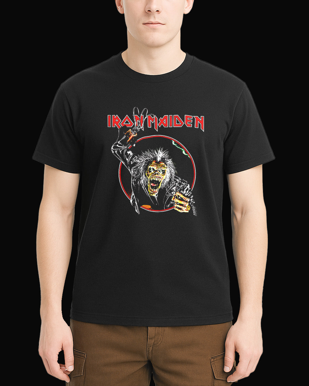 Iron Maiden Freddy Siyah Tişört V2