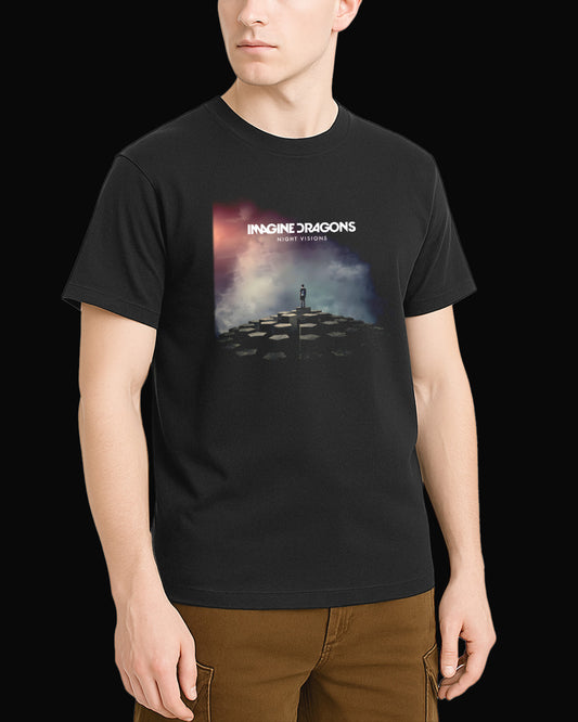 Imagine Dragons Night Visions Siyah Tişört V2