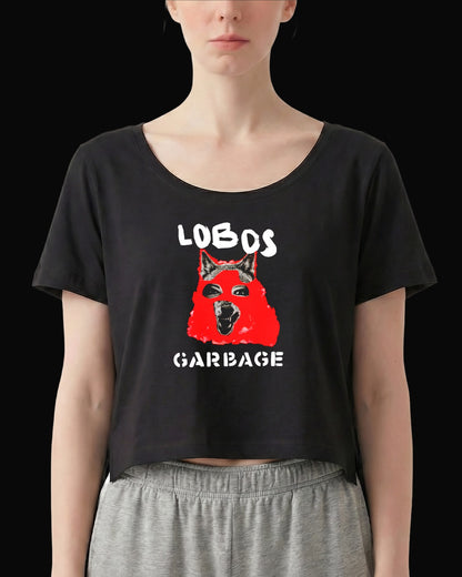 Garbage LOBOS Siyah Kadın Tişört