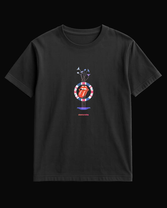 The Rolling Stones From the UK. Siyah Tişört
