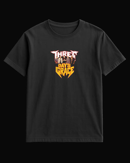 Three Days Grace Grup Logo Siyah Tişört V4