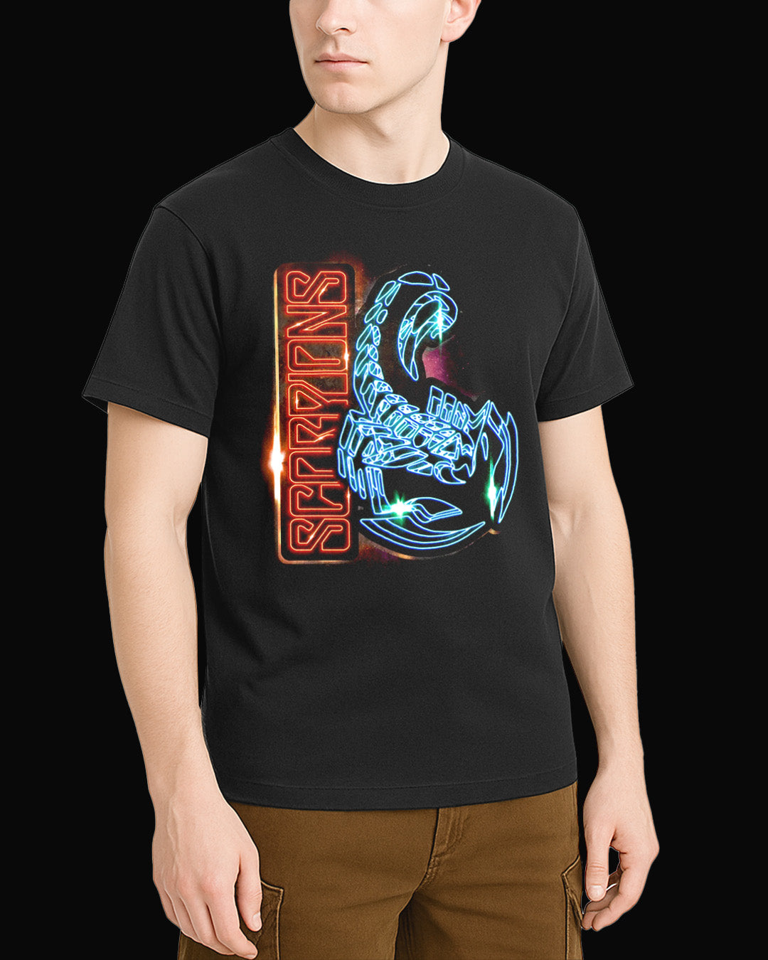 Scorpions Diamond Scorpion Siyah Tişört