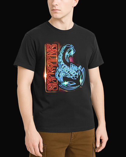 Scorpions Diamond Scorpion Siyah Tişört